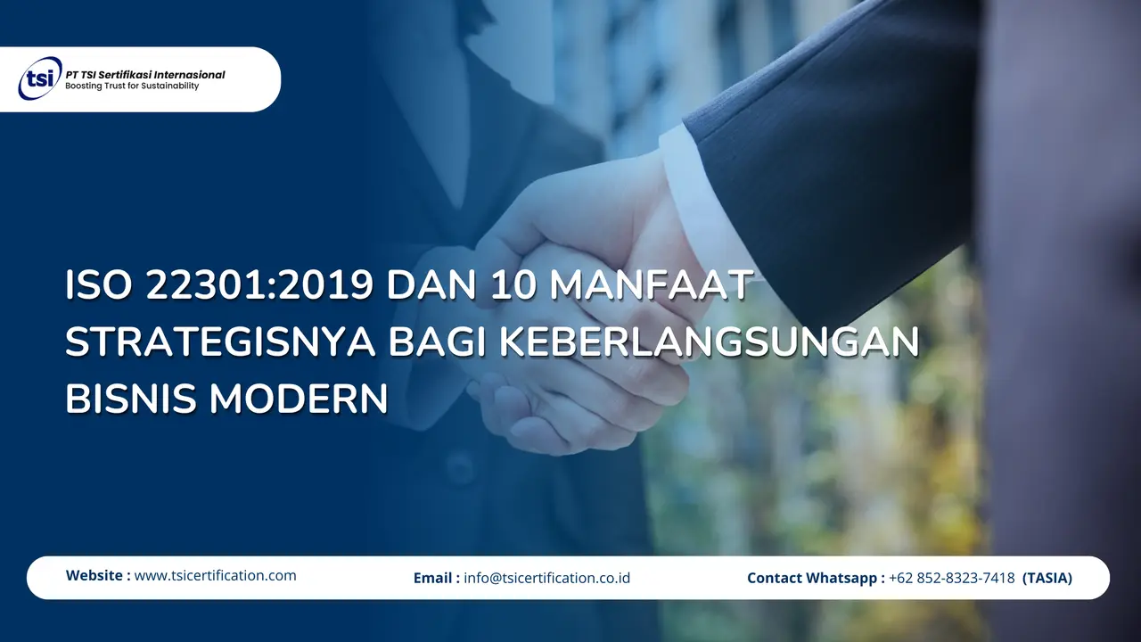 Manfaat Strategis ISO 22301:2019